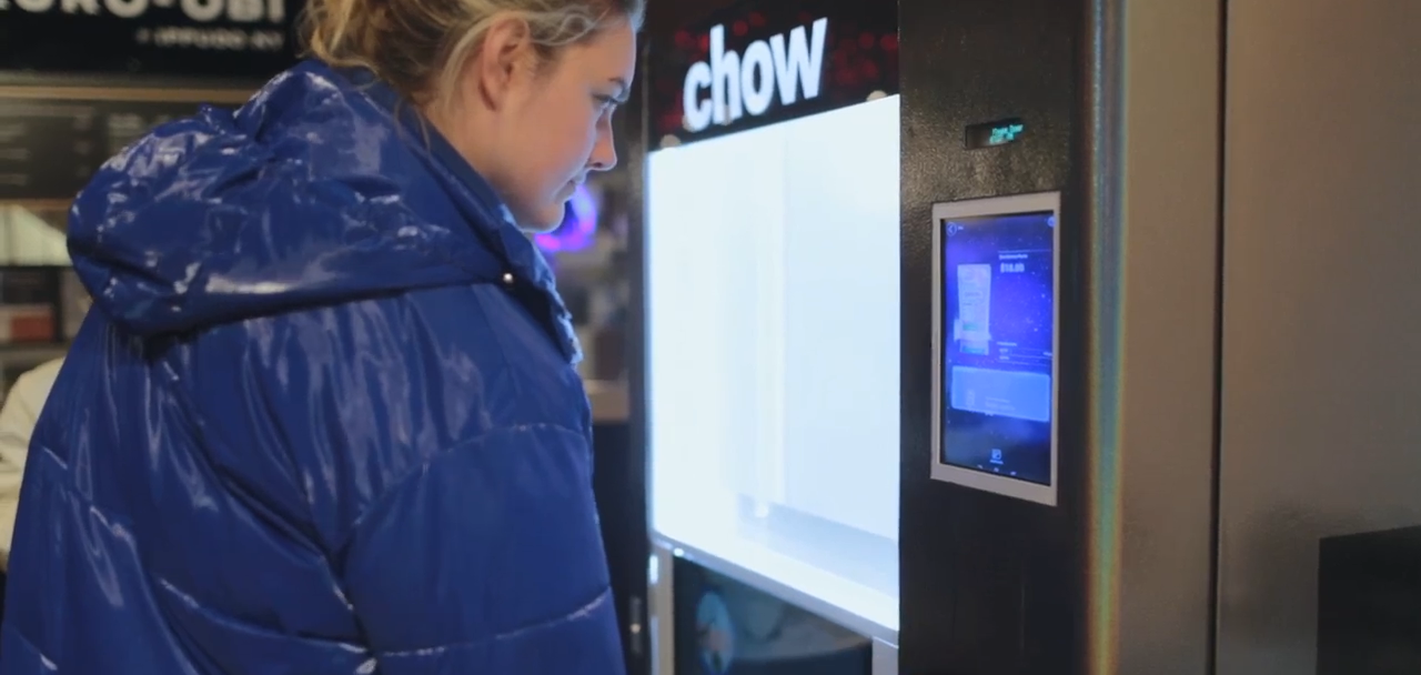 The Chow420 vending machine — now delivering hemp wellness