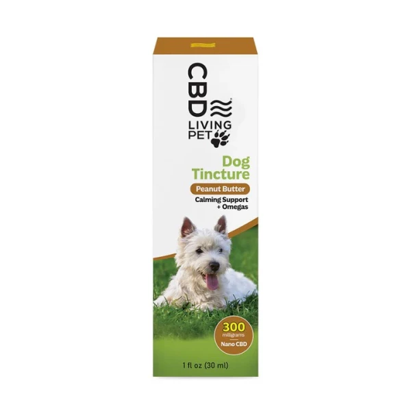 CBD Living CBD Dog Calming Tincture - 300mg, 30ml