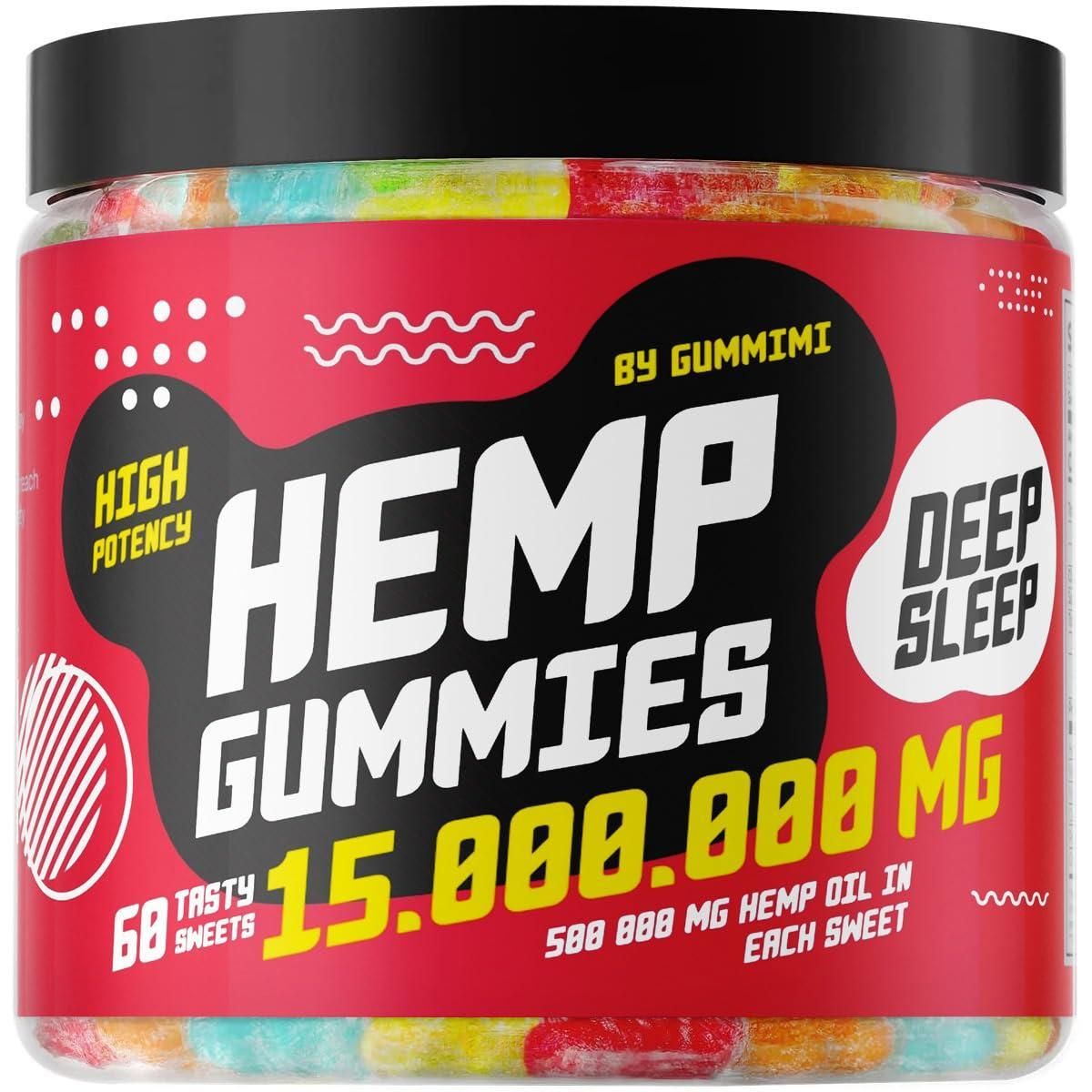 Gummimi Hеmp Gummies for Deep and Healthy Bеdtime Ensure the Peace of Body Assorted Fruit Flavors Hеmp Oil Infused Gummy Vitamins