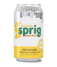 Sprig -Infused Sparkling Beverage – Lemon Tea – Zero Sugar (12 Pack)