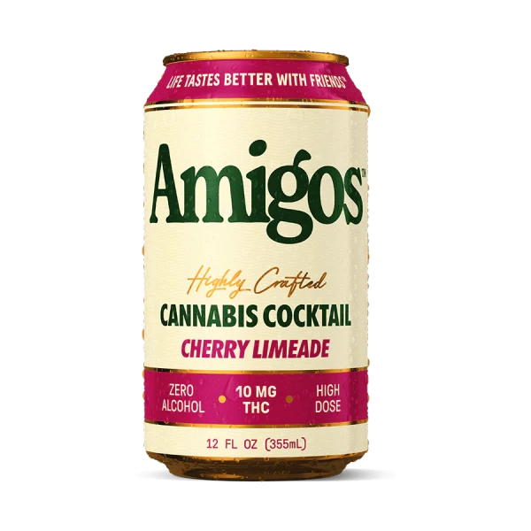Amigos Cherry Limeade 5mg THC Beverage -  24ct