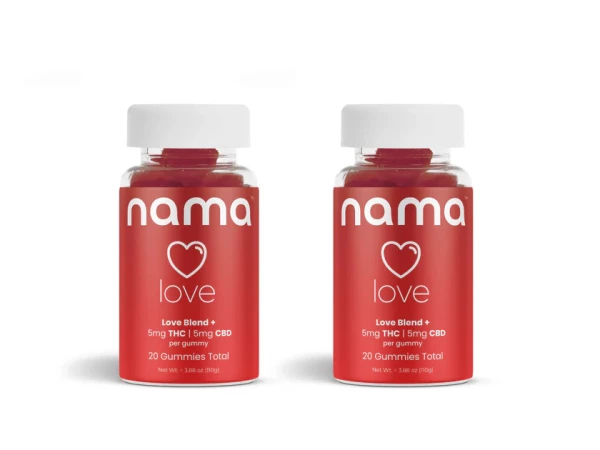 nama Love | Libido Boosting Gummies With 5mg CBD and 5mg THC - 40 Count