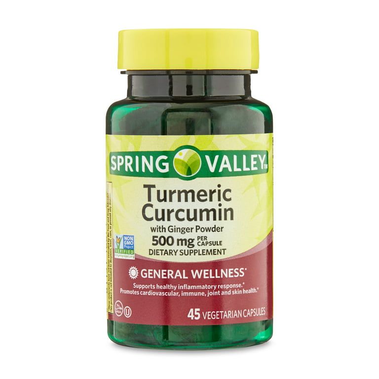 Spring Valley SV Turmeric Curcumin 500mg 45ct