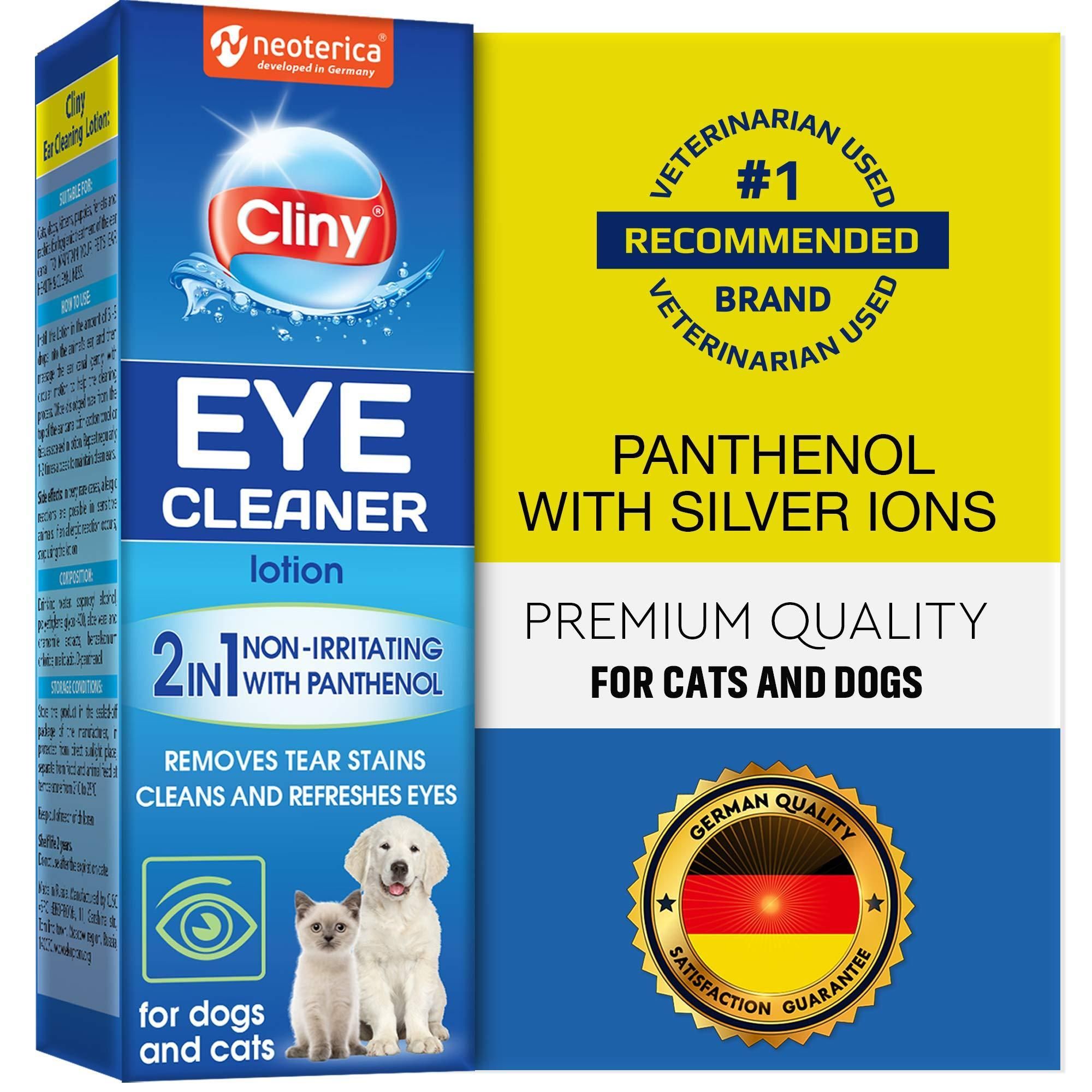 Beloved Pets Cat Dog Eye Wash Drops Tear Stain Remover Cleaner Eye Infection Treatment Helps Prevent Pink Eye Relief Allergies Symptoms Runny Dry Eyes Safe for Small Animals