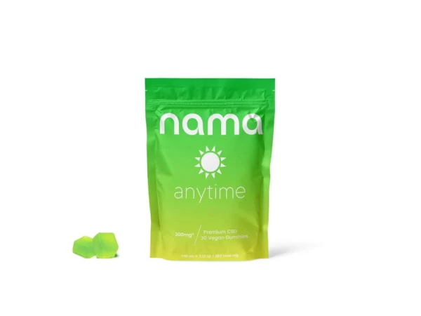 nama Anytime Gummie, 10mg CBD per Gummy, 30 Count
