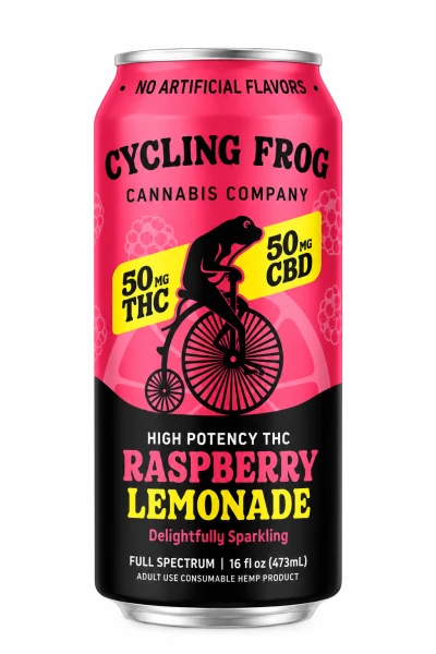 Highest Goods Cycling Frog THC Lemonades (50mg D9 + 50mg CBD) - 4pk