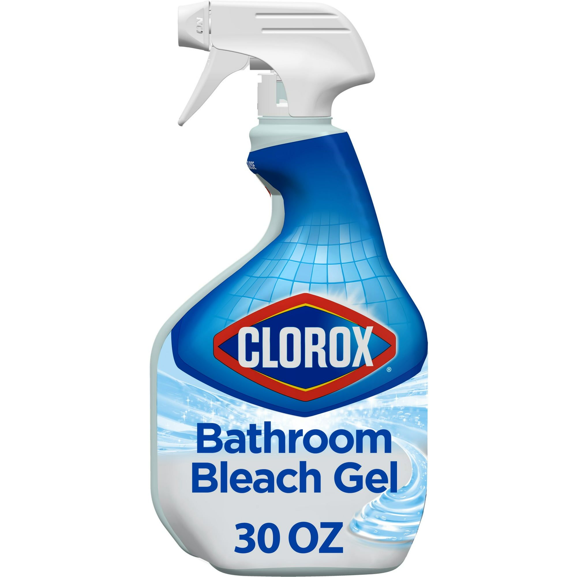 Clorox Bathroom Bleach Gel Multi Surface Cleaner Spray, 30 oz
