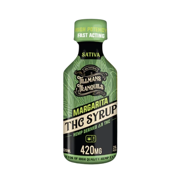 Tillmans Tranquils Margarita Delta 9 THC Syrup - Sativa - 420mg