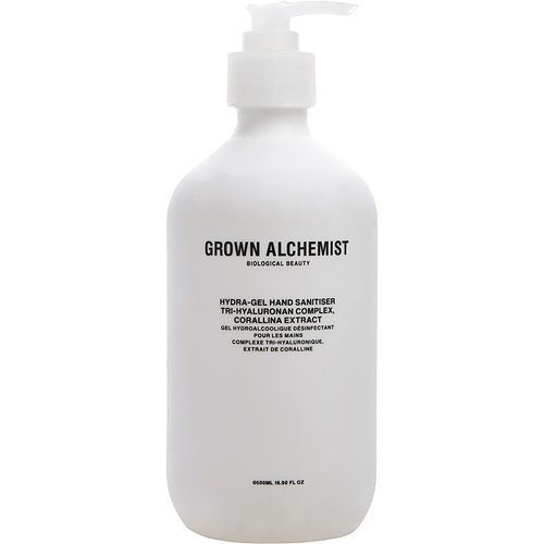 Grown Alchemist Hydra Gel Hand Sanitiser Tri Hyaluronan Complex, Corallina Extract 500ml/16.9oz