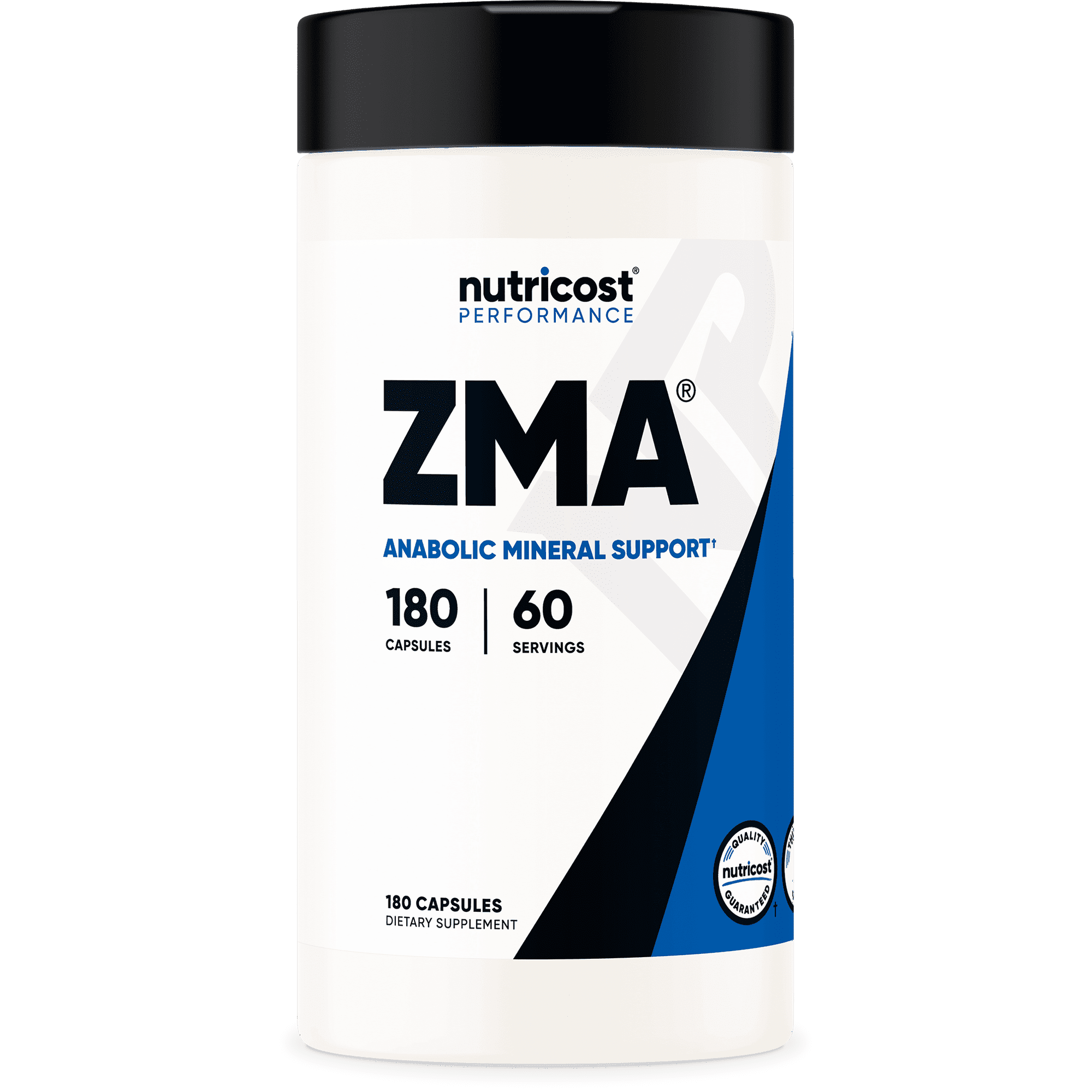 Nutricost ZMA 180 Capsules Non GMO and Gluten Free ZMA Supplement