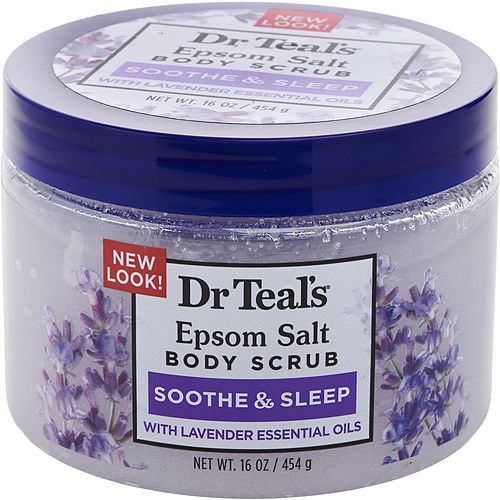 Dr. Teal's Epsom Salt Body Scrub Exfoliate & Renew with Lavender 454g/16oz