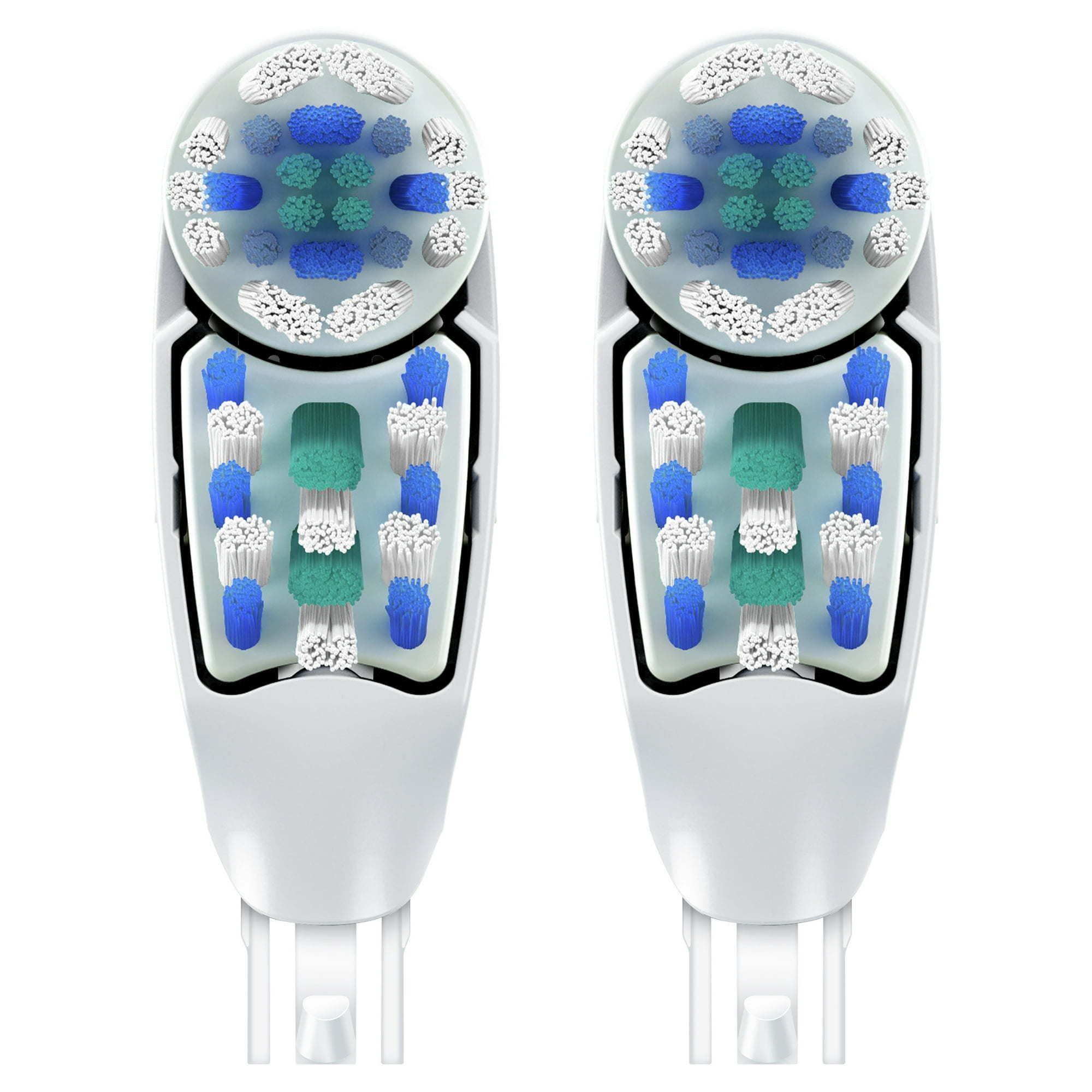 Oral B Deep Clean Battery Powered Toothbrush Replacement Brush Heads, 2 Count
