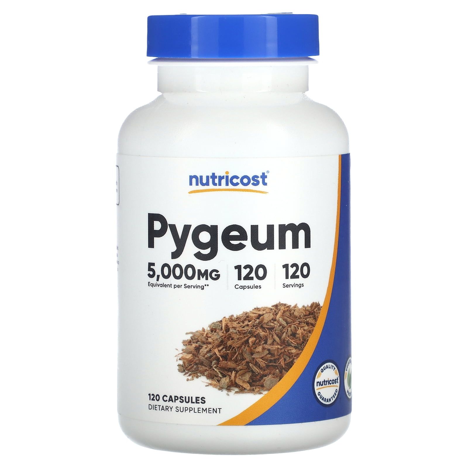 Nutricost Pygeum 5000mg, 120 Capsules Non GMO, Gluten Free & Vegetarian Friendly Supplement