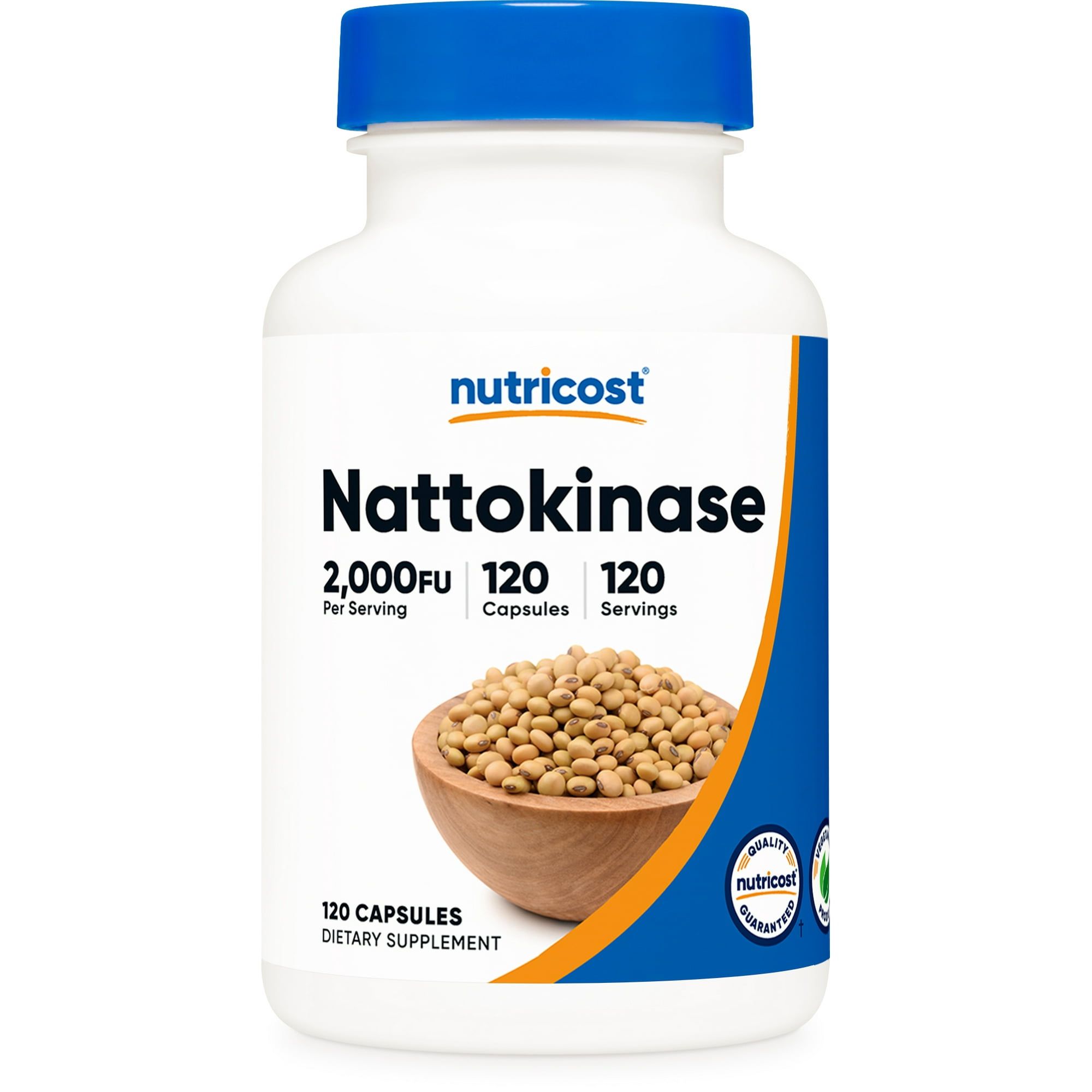 Nutricost Nattokinase 2,000FU, 120 Capsules Gluten Free, Non GMO, Vegetarian Friendly Supplement