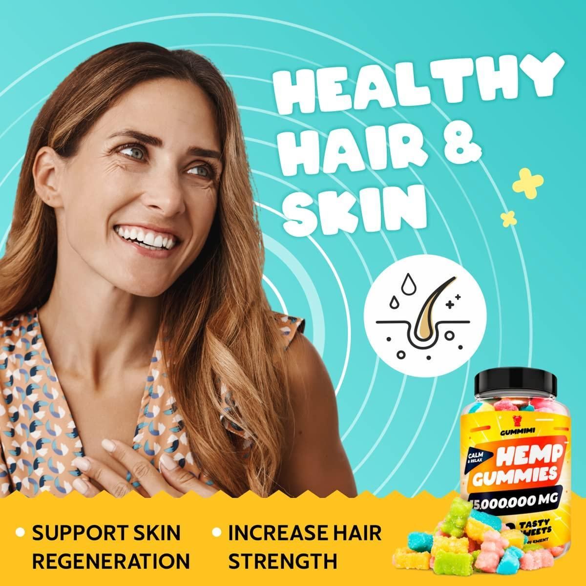 Gummimi All Natural Gummies 15000000 Mg High Potency Comforting 60 Count Fruity Flavor