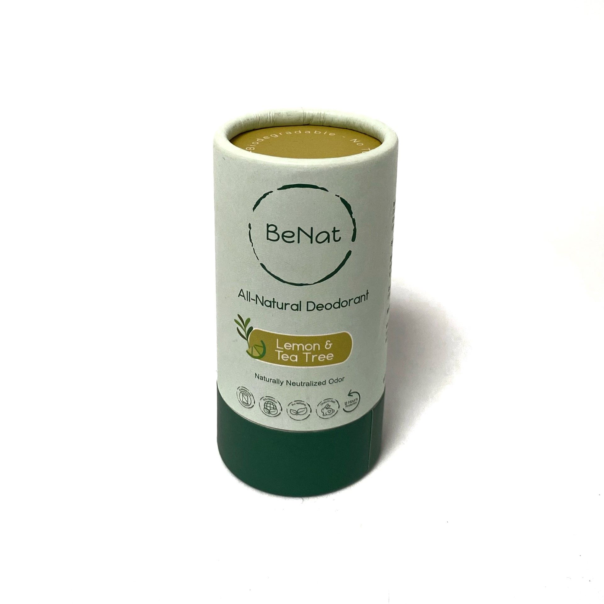 BeNat All Natural, Plastic Free Deodorants. 3oz.