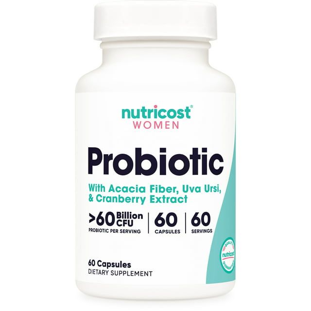 Nutricost Probiotic for Women 60 Billion CFU, 60 Capsules Probiotic Supplement