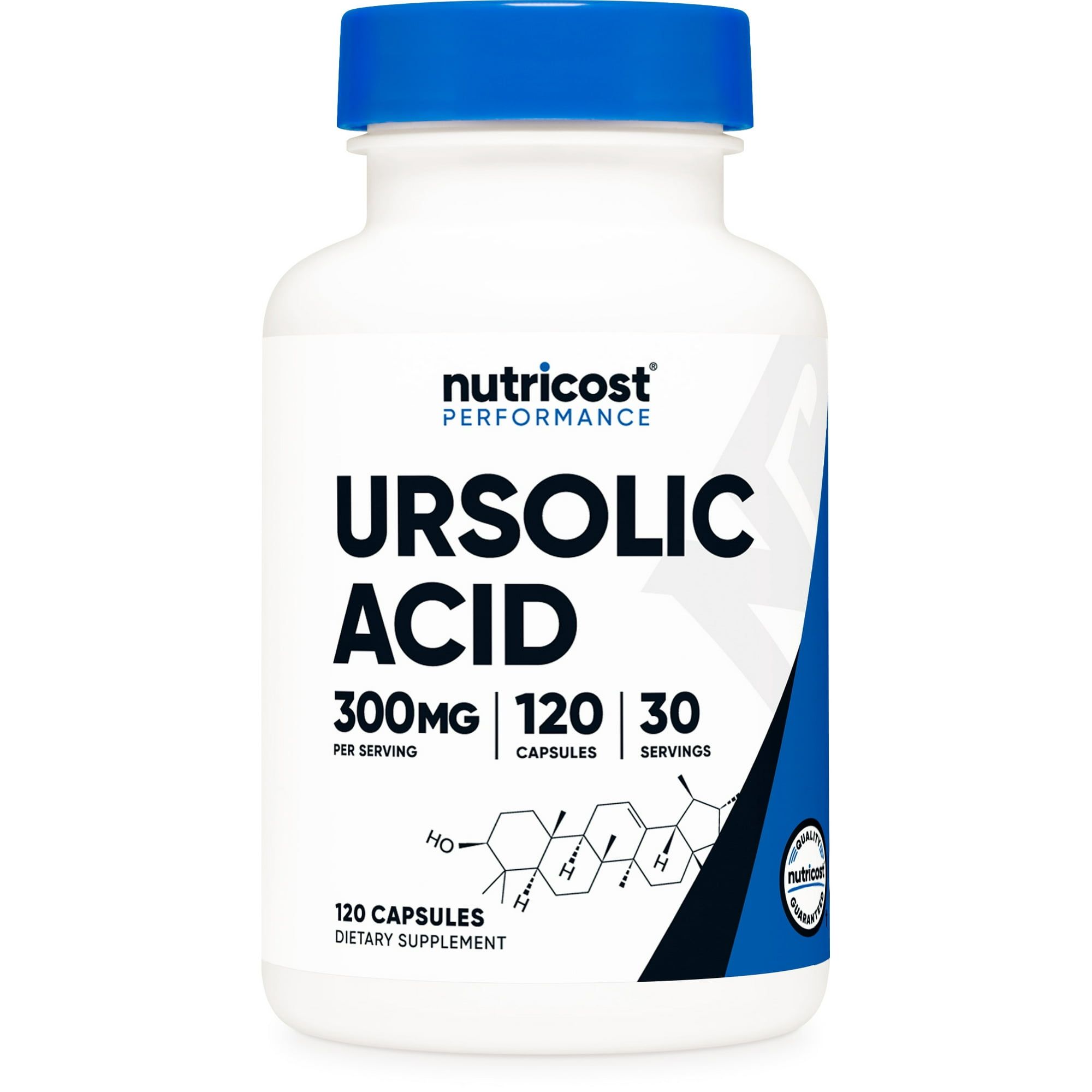 Nutricost Ursolic Acid 300mg, 120 Capsules Non GMO, Gluten Free Supplement