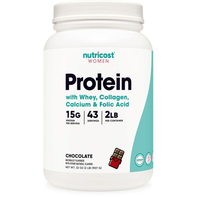 Nutricost Protein Complex for Women (Chocolate, 2 lb) Non GMO, Gluten Free Supplement