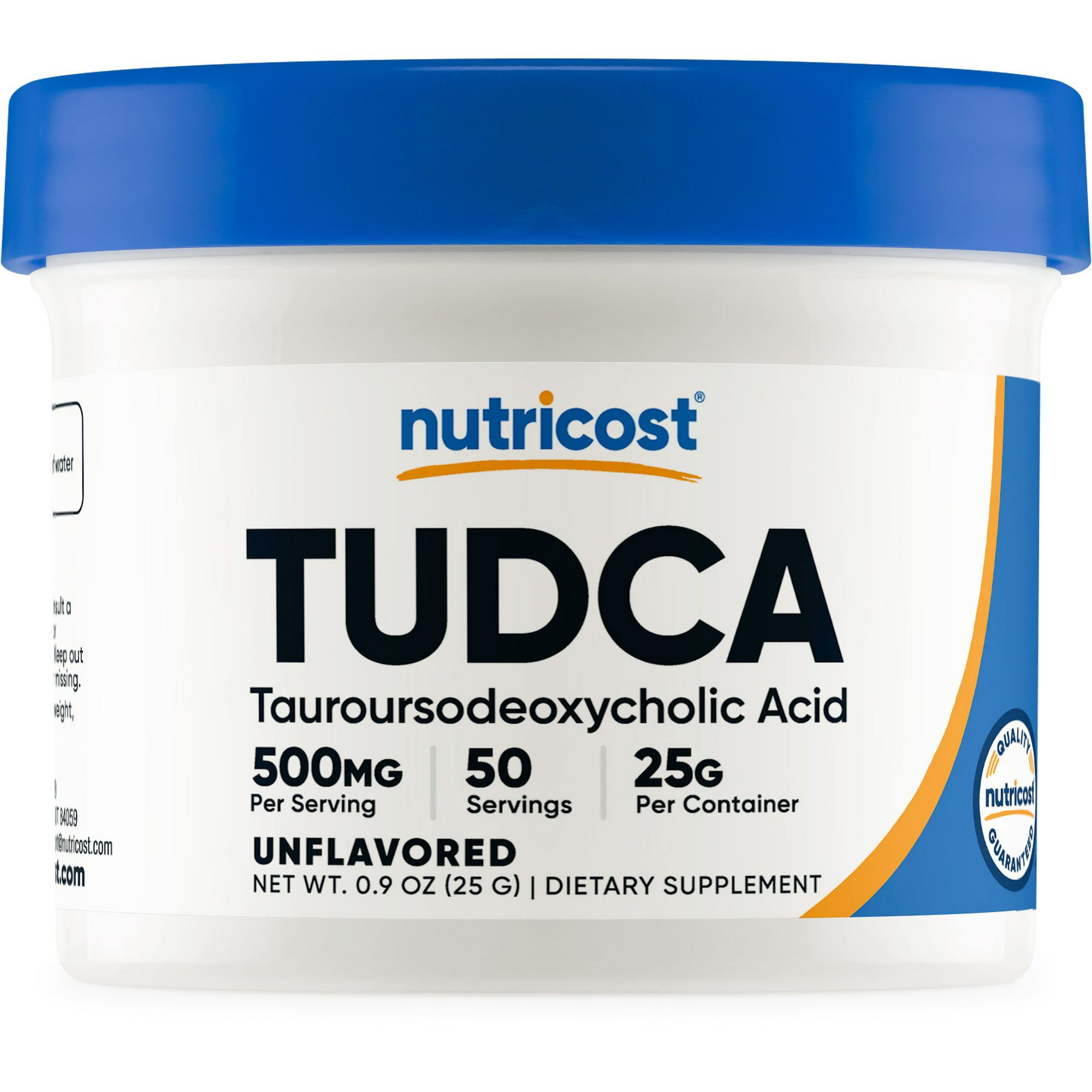 Nutricost Tudca Powder 25 Grams (Tauroursodeoxycholic Acid) Supplement Gluten Free, Non GMO