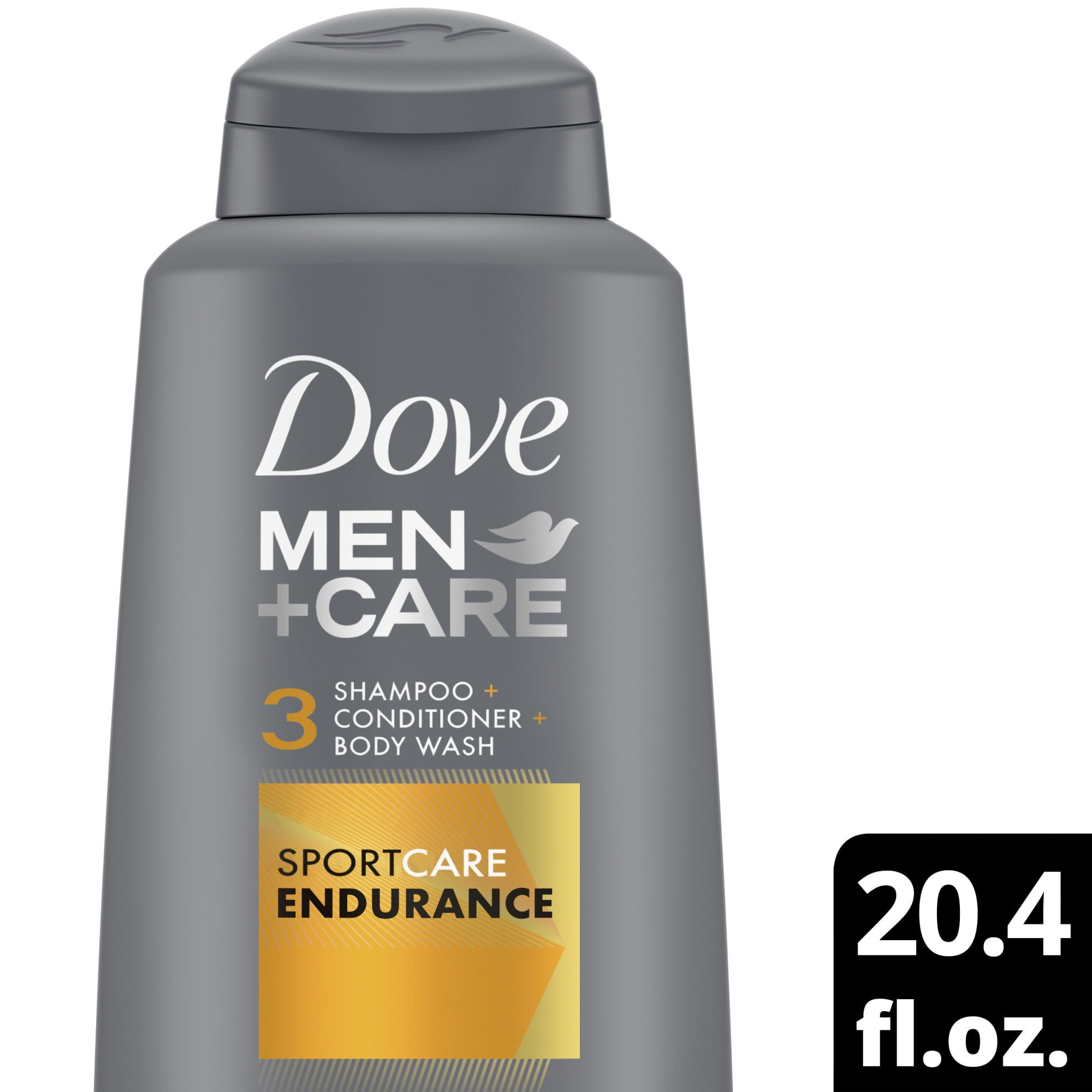 Dove Men+Care SportCare Men's 3 in 1 Shampoo Conditioner & Body Wash, 20.4 fl oz