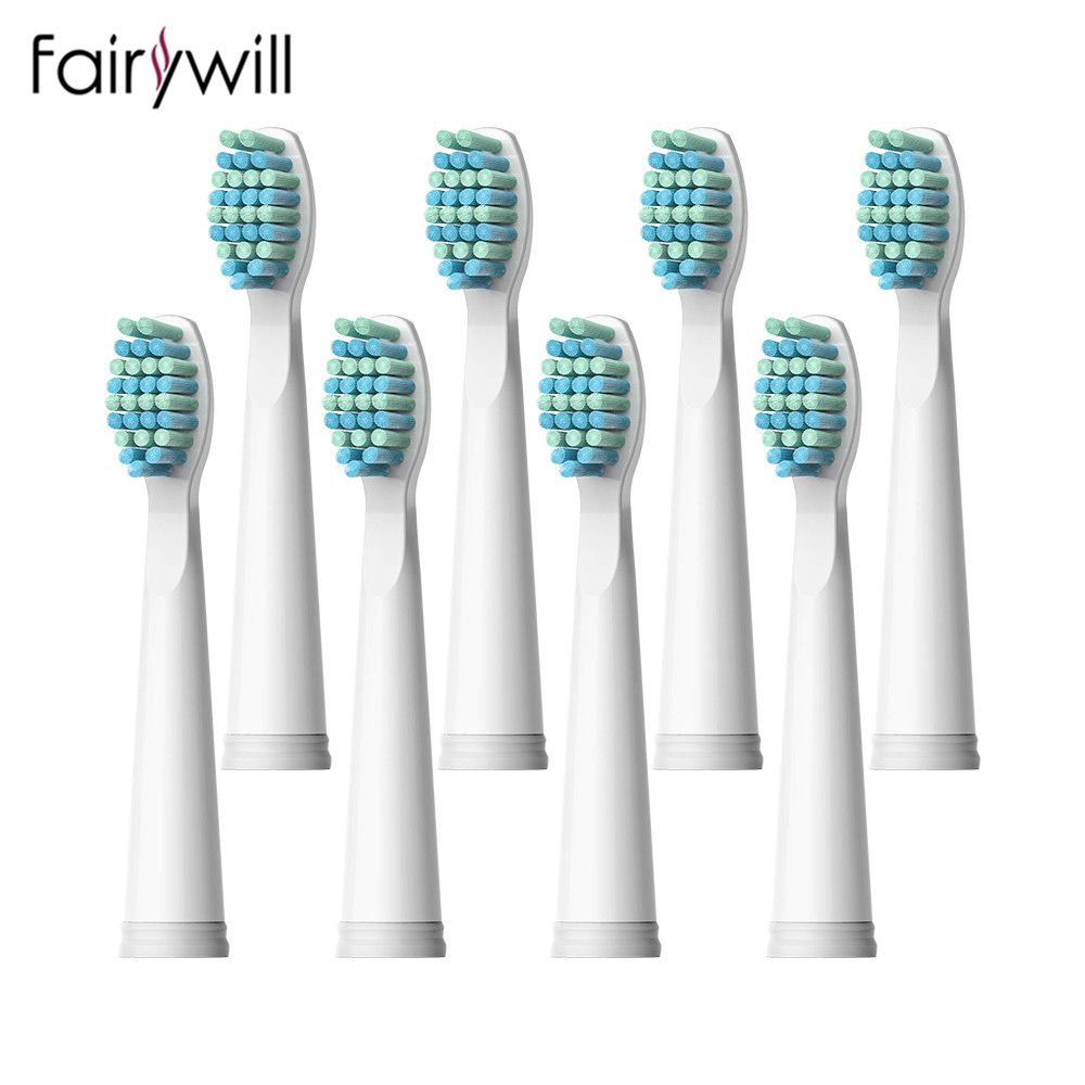 Fairywill 4 16PC Electric Toothbrush Heads Automatic Tooth Brush Replacement Heads For FW 507 FW 508 FW 917 FW 551 FW 2011 FW D3