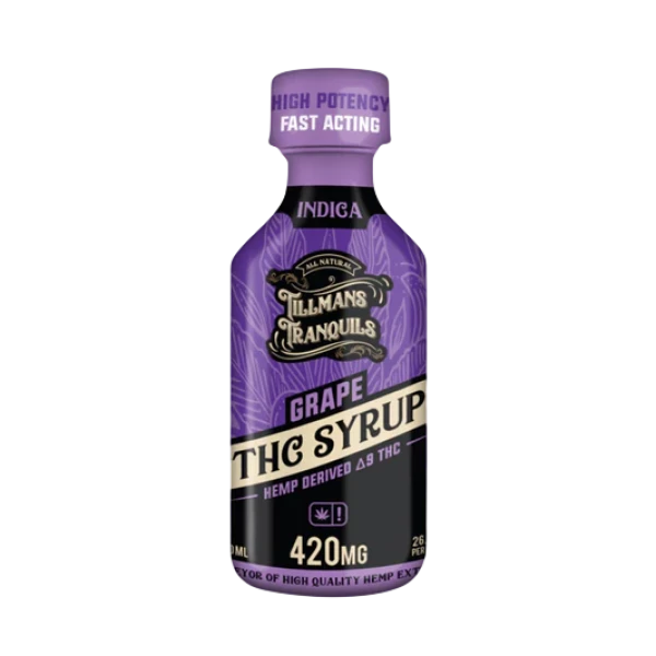 Tillmans Tranquils THC Grape Syrup - Indica - 420mg