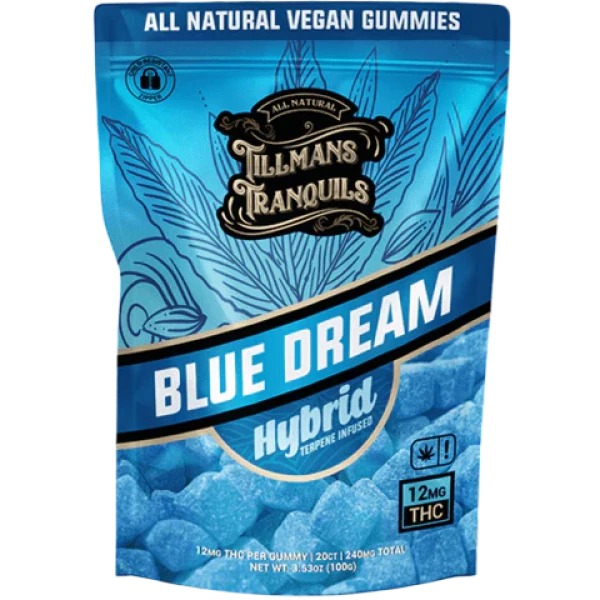 Tillmans Tranquils Blue Dream Gummies - Hybrid - 20 Count - 12mg THC