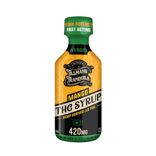 Tillmans Tranquils Mango Delta 9 THC Syrup - Hybrid - 420mg