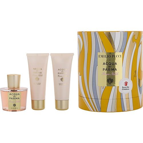 Acqua di Parma EAU DE PARFUM SPRAY 3.4 OZ & BODY CREAM 2.5 OZ & BATH AND SHOWER GEL 2.5 OZ (EMILIO PUCCI EDITION)