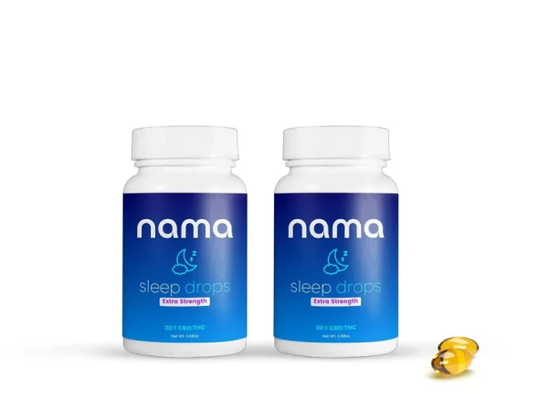 nama Extra Strength Sleep Drops with Delta-9 THC and CBD, THC: 2.5 mg | CBD: 100 mg - 60 Count