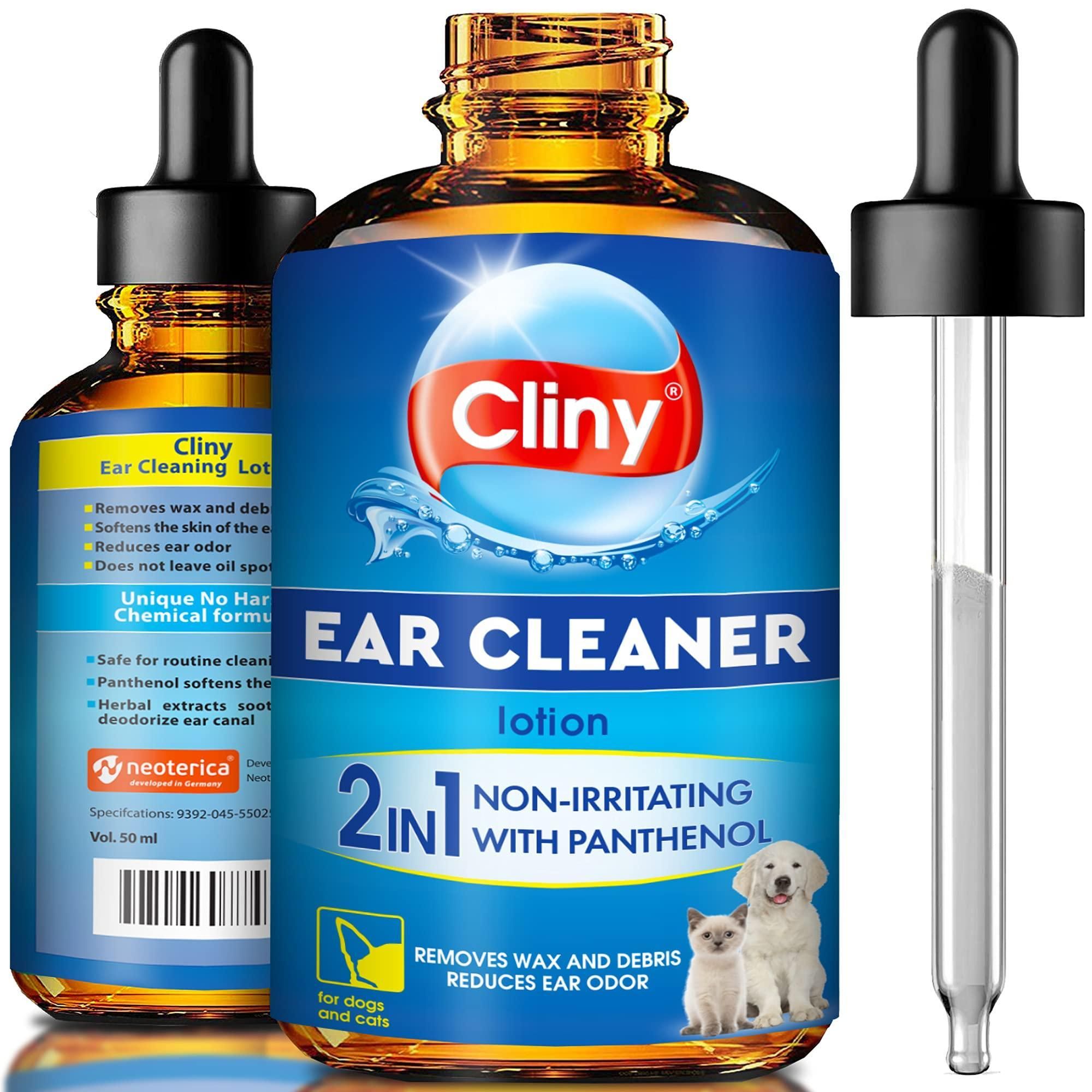 Beloved Pets Cat Dog Ear Cleaner Drops Wash Solution Yeast Otic Infection Treatment Itchy Ear Relief for Pet Wax Remover Flush Remedy for Any Pets