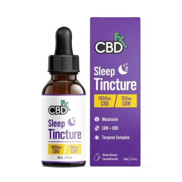 CBDfx CBD + CBN Oil Sleep Tincture - 1000mg