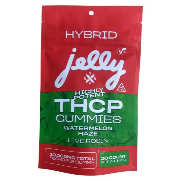 Highest Goods Jelly High Potency 10,000mg THC-P Gummies - Watermelon Haze - 20ct Bag