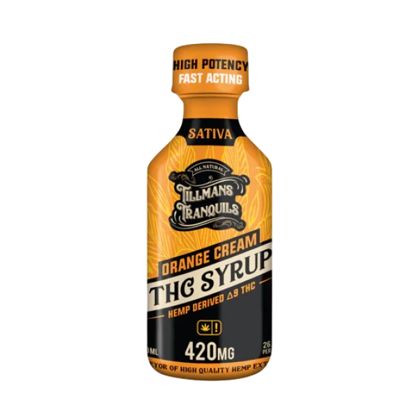 Tillmans Tranquils Orange Cream THC Syrup - Sativa - 420mg