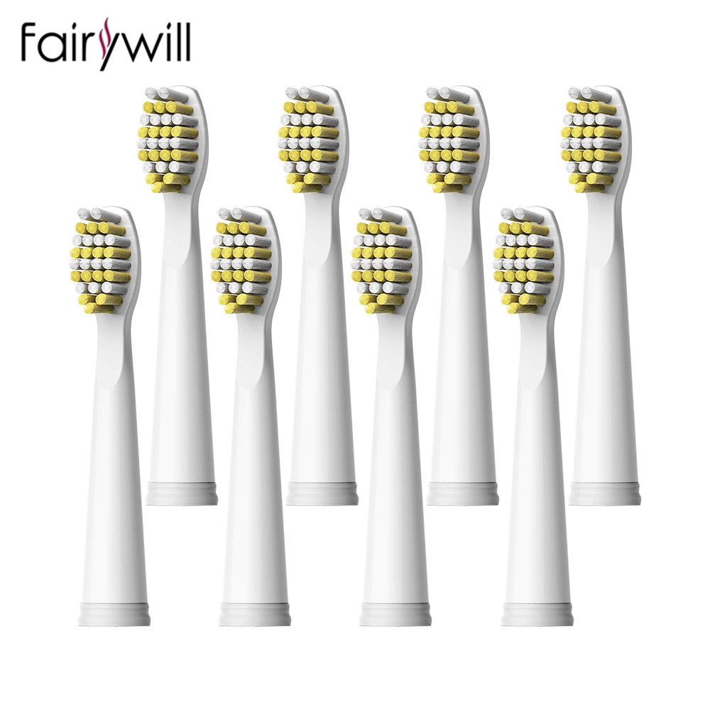 Fairywill 4 16PC Electric Toothbrush Heads Automatic Tooth Brush Replacement Heads For FW 507 FW 508 FW 917 FW 551 FW 2011 FW D3