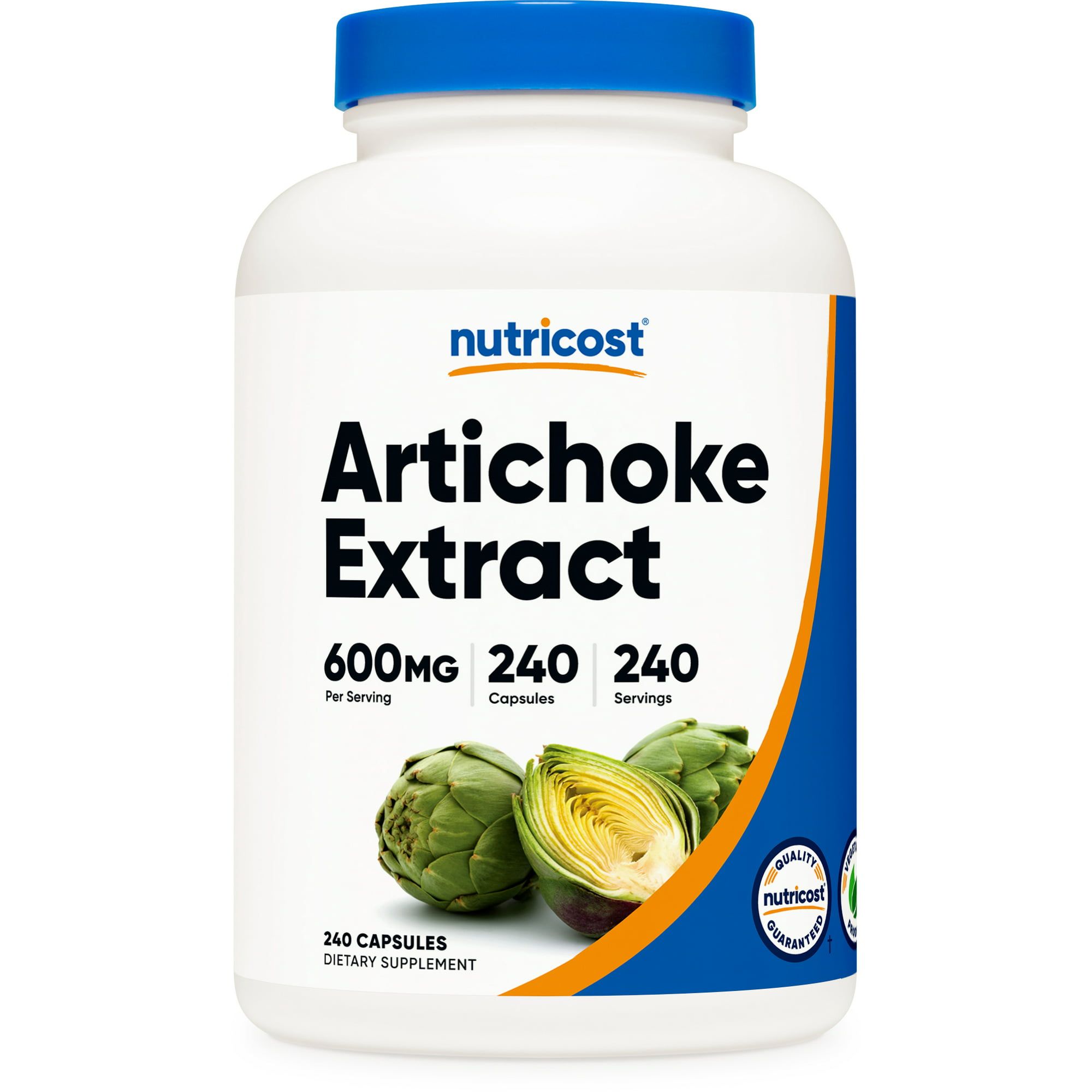 Nutricost Artichoke Extract 600mg, 240 Vegetarian Capsules Non GMO Supplement
