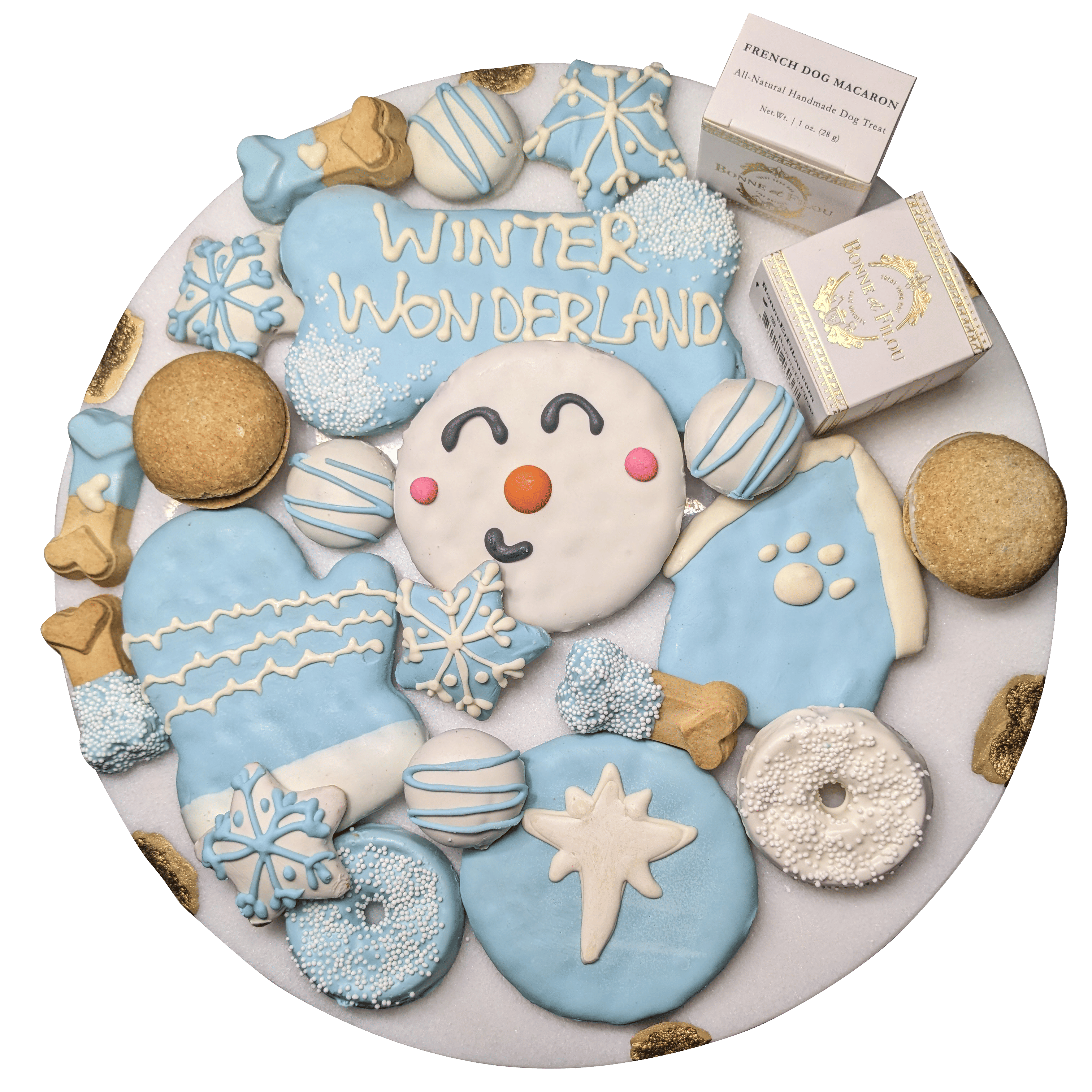 Bonne et Filou Winter Themed Dog Treats Gift Box