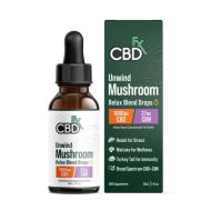 CBDfx Relax Blend Mushroom Tincture + CBN + CBD - 30ml