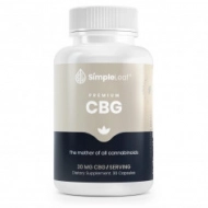 Simple Leaf CBG Isolate Premium Capsules 900mg - 30 Count