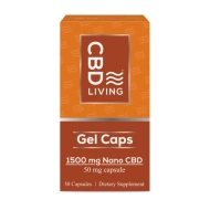 CBD Living CBD Gel Capsules 1500mg - 30 Count