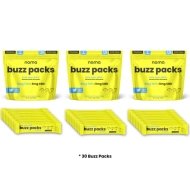 nama Euphoria Buzz Packs - 5mg THC and 5mg CBD Powder Drink Mix - 30 Servings