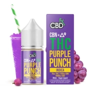 CBDfx CBN + Delta-9 THC Vape Juice: Purple Punch - 30ml