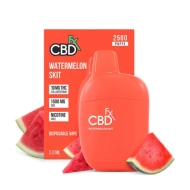 CBDfx Watermelon Skit Delta-9 THC Vape Pen 1500mg - 10 Pack