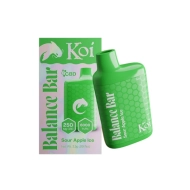 Koi Pure-CBD Isolate Balance Bar Vape - 250mg, Sour Apple Ice | 6,000 puffs