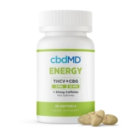 cbdMD THCV + CBG Energy Softgels - 30 Count