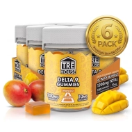 Tre House Mango 10mg Delta 9 Gummies - 20 Count, 6 Pack