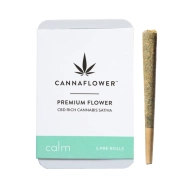 Cannaflower Calm Effect Pre-Rolls - 1g CBD Joints - Hybrid