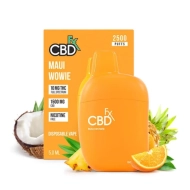 CBDfx  Maui Wowie Vape Pen 10mg THC + 1500mg CBD - 10 Pack
