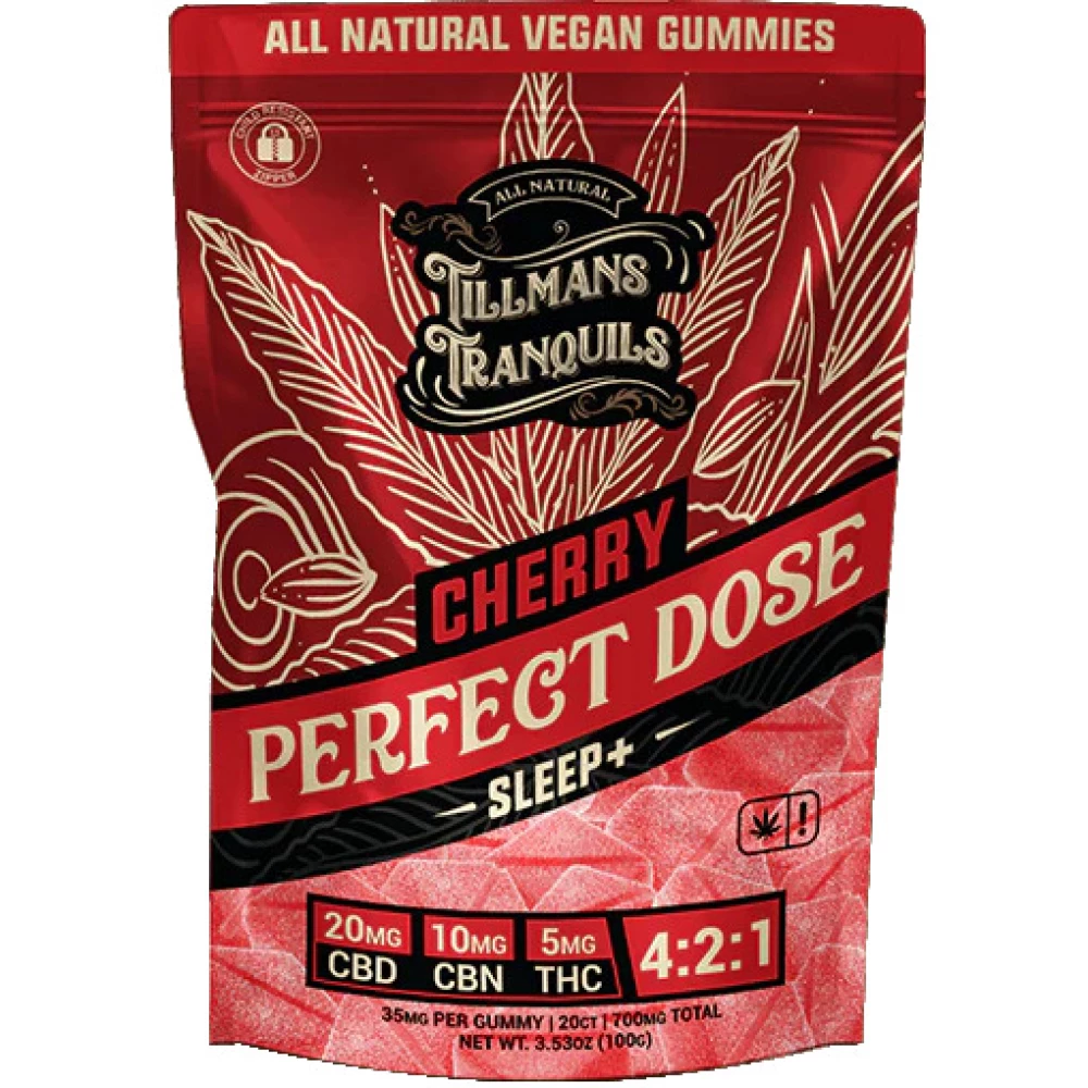 Tillmans Tranquils THC Sleep Gummies - 20mg CBD, 10mg CBN, 5mg THC
